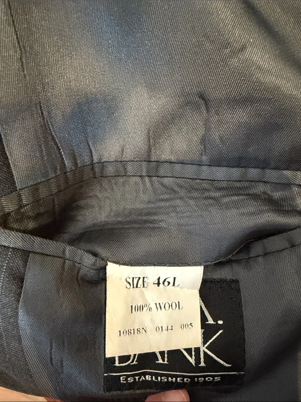 Jos. A. Bank Men’s Gray Pinstripe Suit - Two-Piece Set